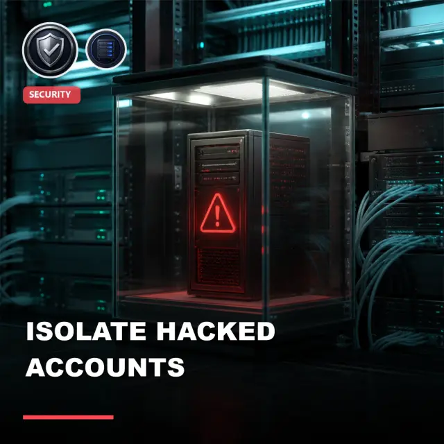 I Will Isolate Compromised Accounts on a Shared Host