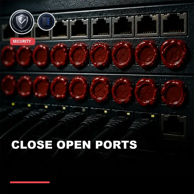 I Will Close Open Ports and Lock Down Unused Services